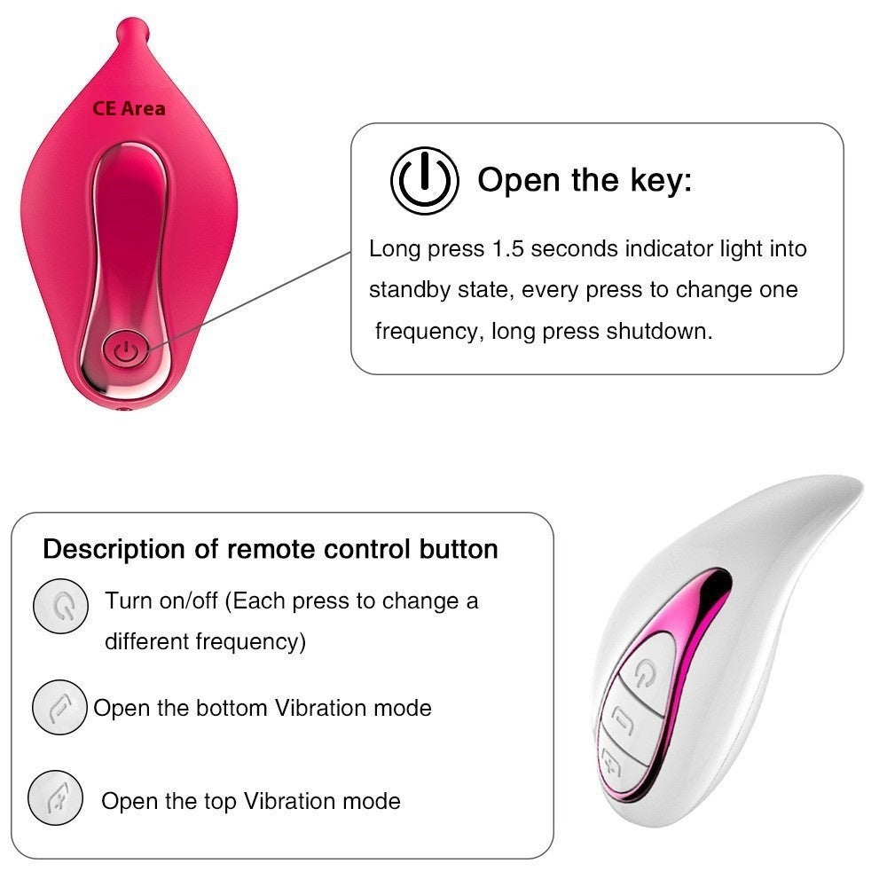Wireless Remote Control Wear Female Internal And External Stimulation Adult Sex Product